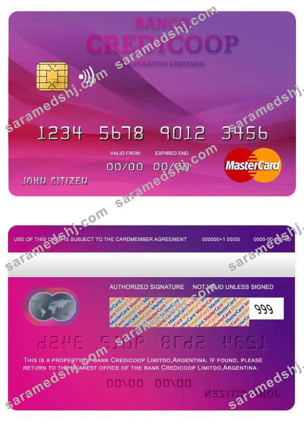 Argentina bank Credicoop mastercard